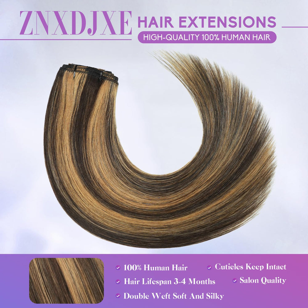 ZNXDJXE dark brown to chestnut shade blends naturally with your hair for a seamless color match