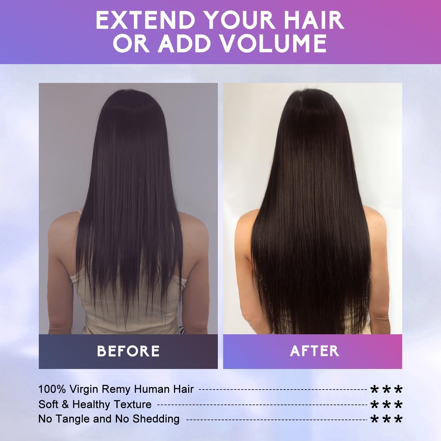 ZNXDJXE versatile clip-ins for everyday wear and special occasions
