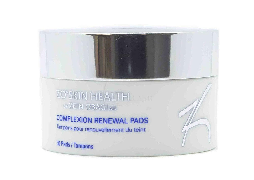 ZO SKIN HEALTH Complexion Renewal Pads closeup, saturated pads for refreshed, oil-balanced skin.