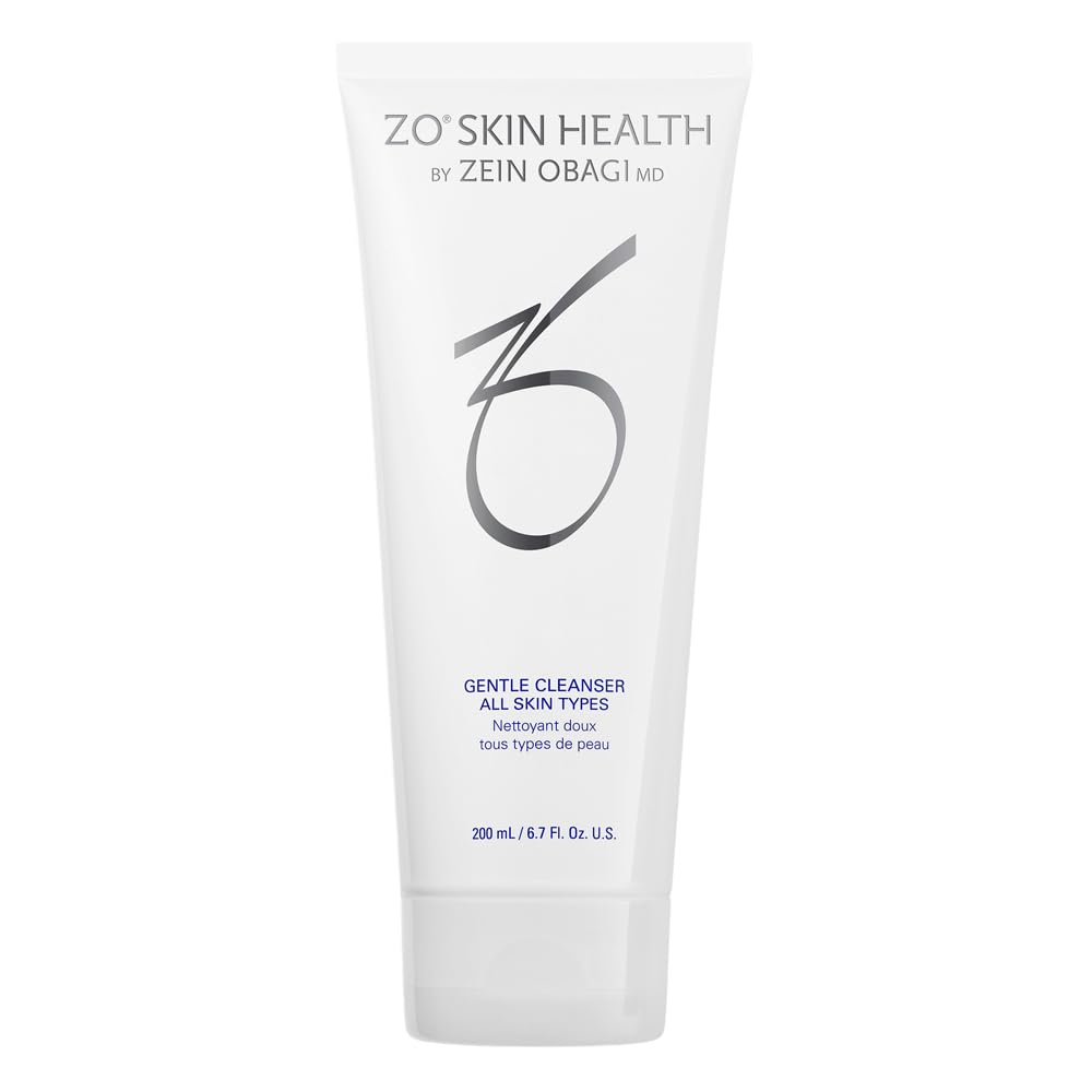 ZO SKIN HEALTH Gentle Cleanser bottle for daily cleansing and skin comfort.
