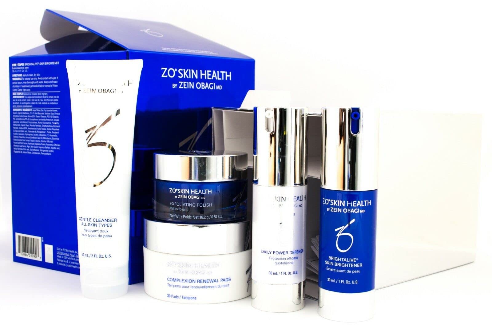 ZO Skin Health Gentle Cleanser for mild cleansing and residue removal.