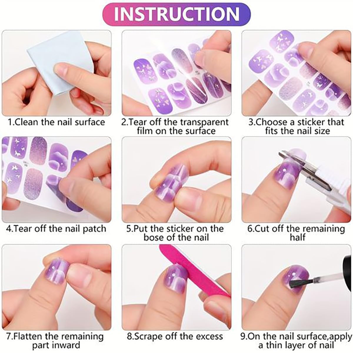 ZOAZJINAZ at-home nail art kit for professional-looking floral nails.