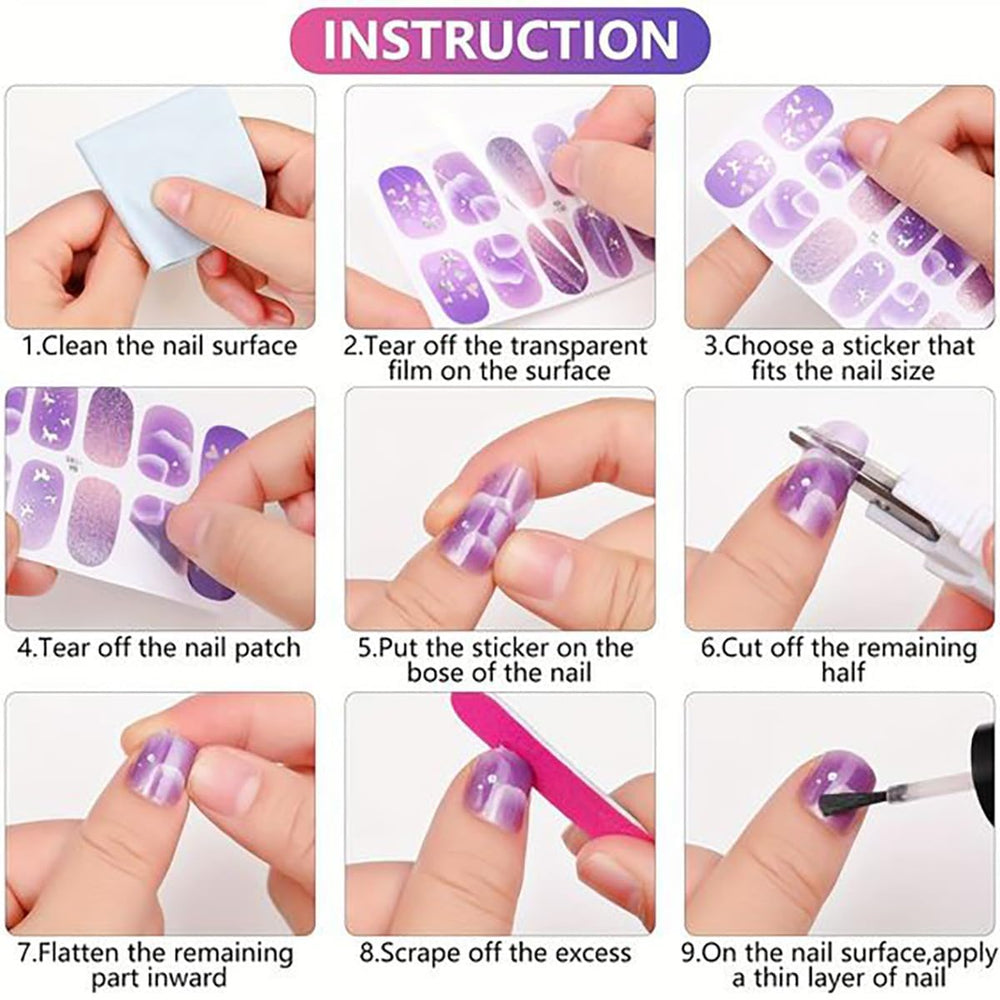 ZOAZJINAZ at-home nail art kit for professional-looking floral nails.