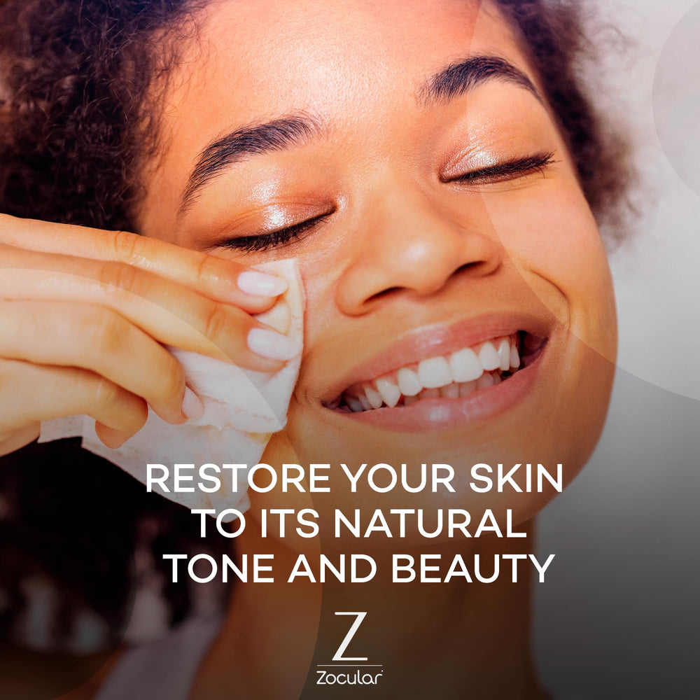 After use, skin appears clean and natural