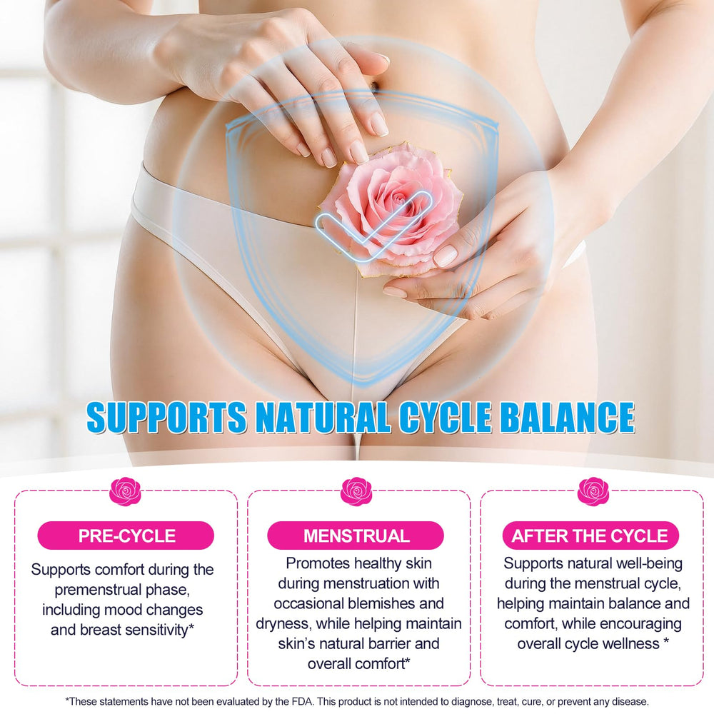 ZODENIS Progesterone Balance Cream application routine demonstrates gentle massage.