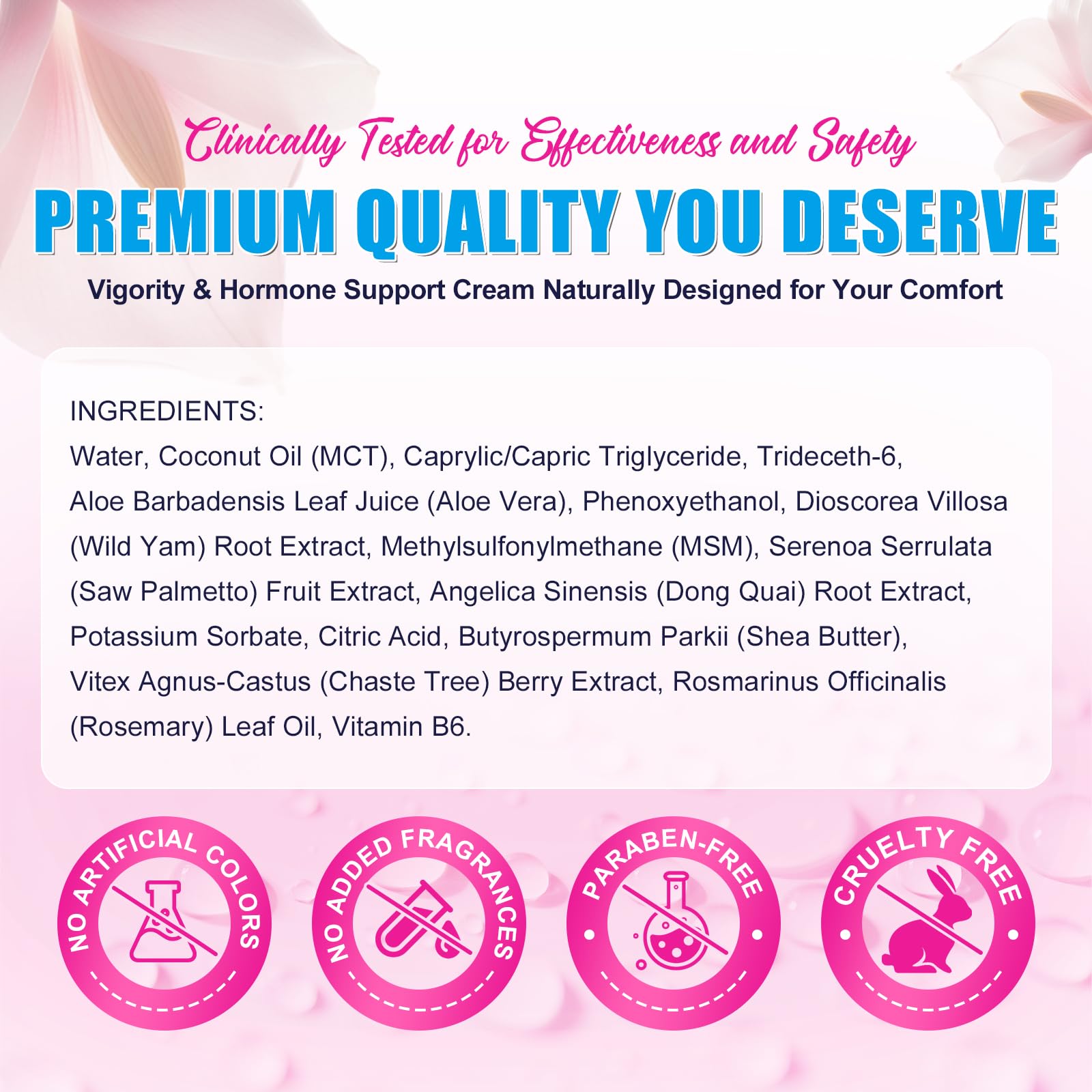 ZODENIS Progesterone Balance Cream glass jar closeup conveys premium natural ingredients.