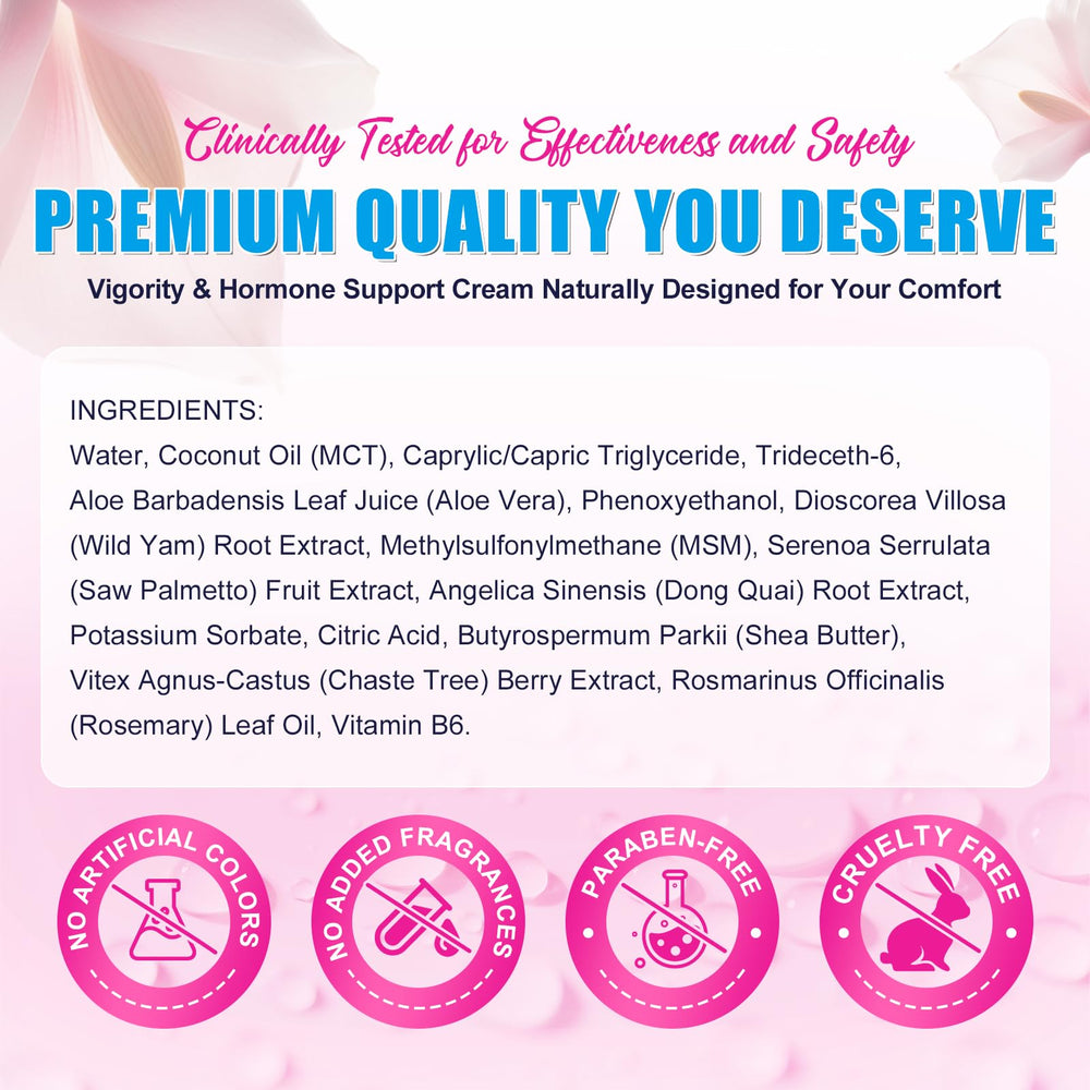 ZODENIS Progesterone Balance Cream glass jar closeup conveys premium natural ingredients.