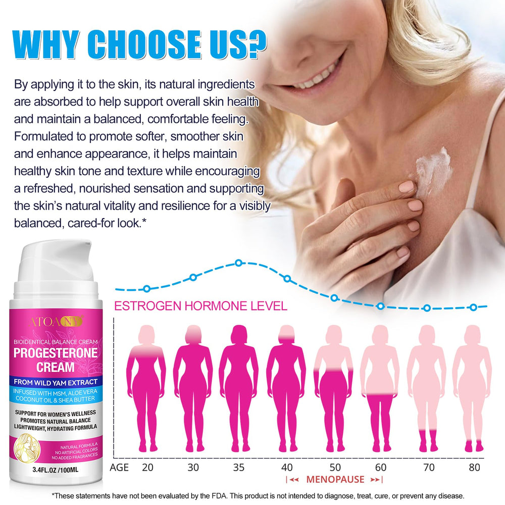 ZODENIS Progesterone Balance Cream packaging closeup emphasizes vegan and gluten free labeling.