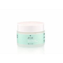 ZOE Goat Milk Moisturizer bottle closeup, fragrance-free formula for sensitive skin.