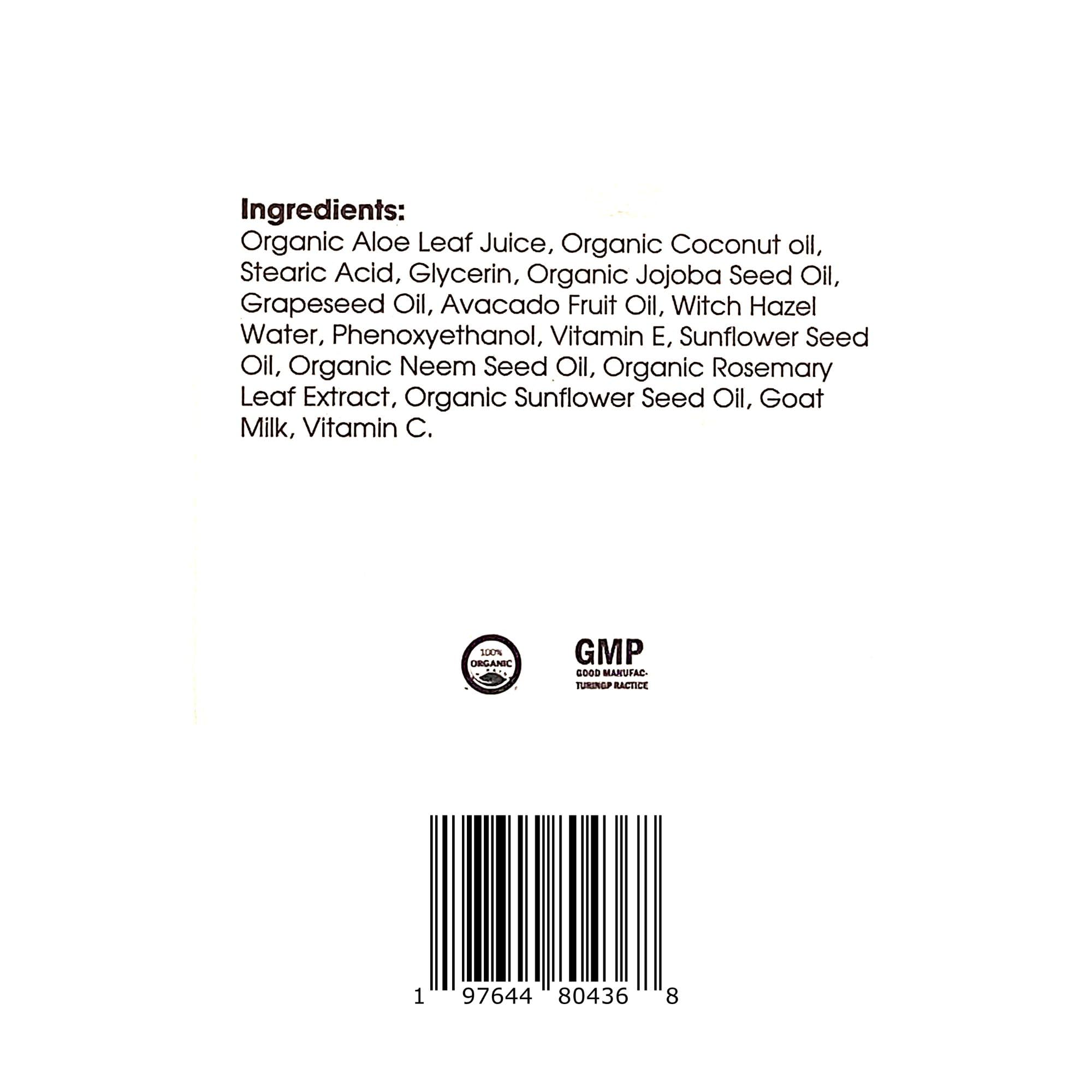 ZOE Goat Milk Moisturizer fragrance-free label highlights clean, gentle skincare.