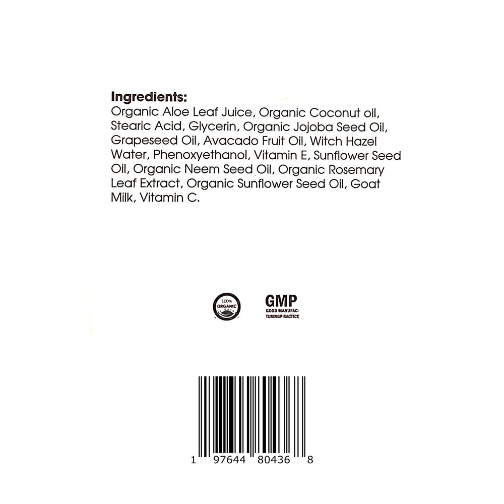 ZOE Goat Milk Moisturizer fragrance-free label highlights clean, gentle skincare.