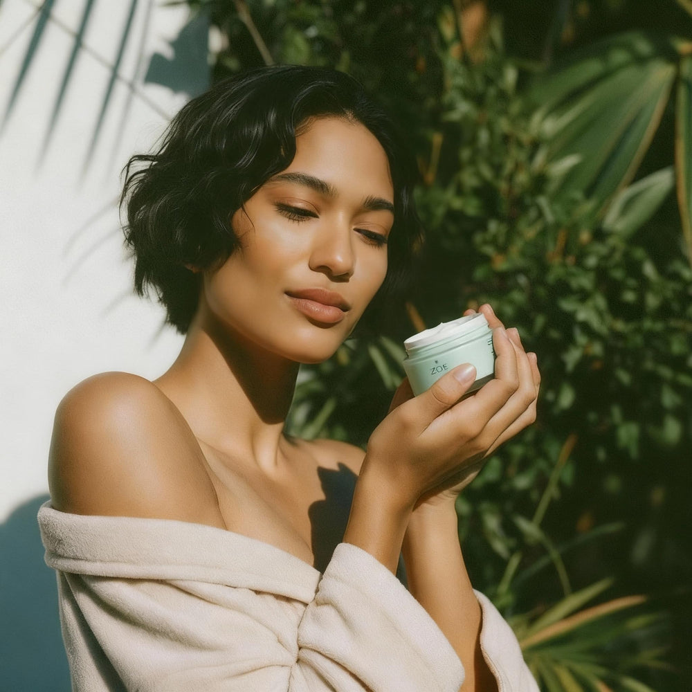 ZOE Goat Milk Moisturizer ingredients include aloe and jojoba for soothing hydration.
