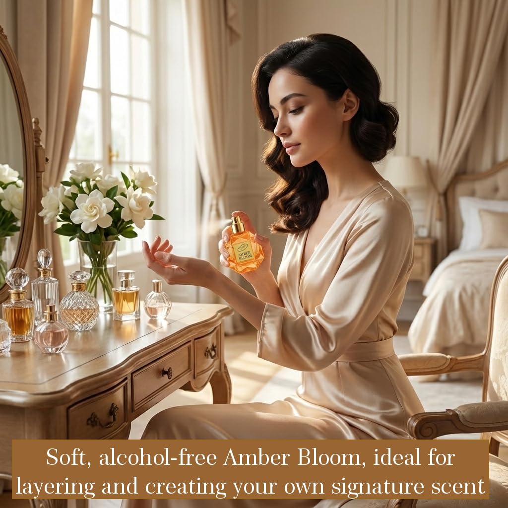 Zoha Amber Bloom travel size 30ml ideal for on-the-go fragrance touch-ups.