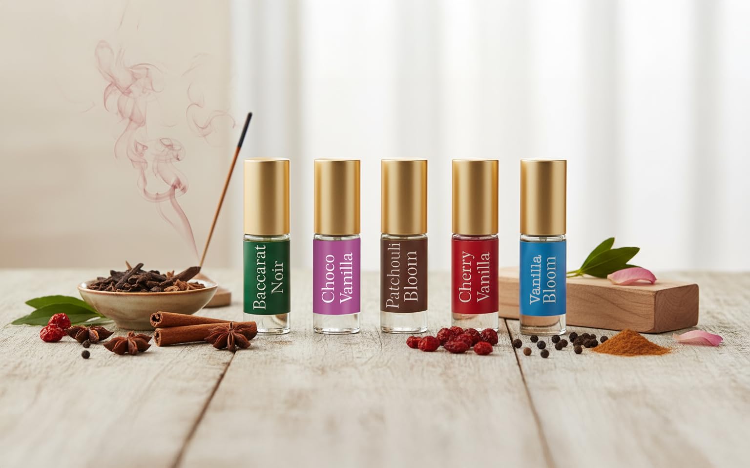 Zoha Baccarat Noir 2ml roll-on sample for bold moods