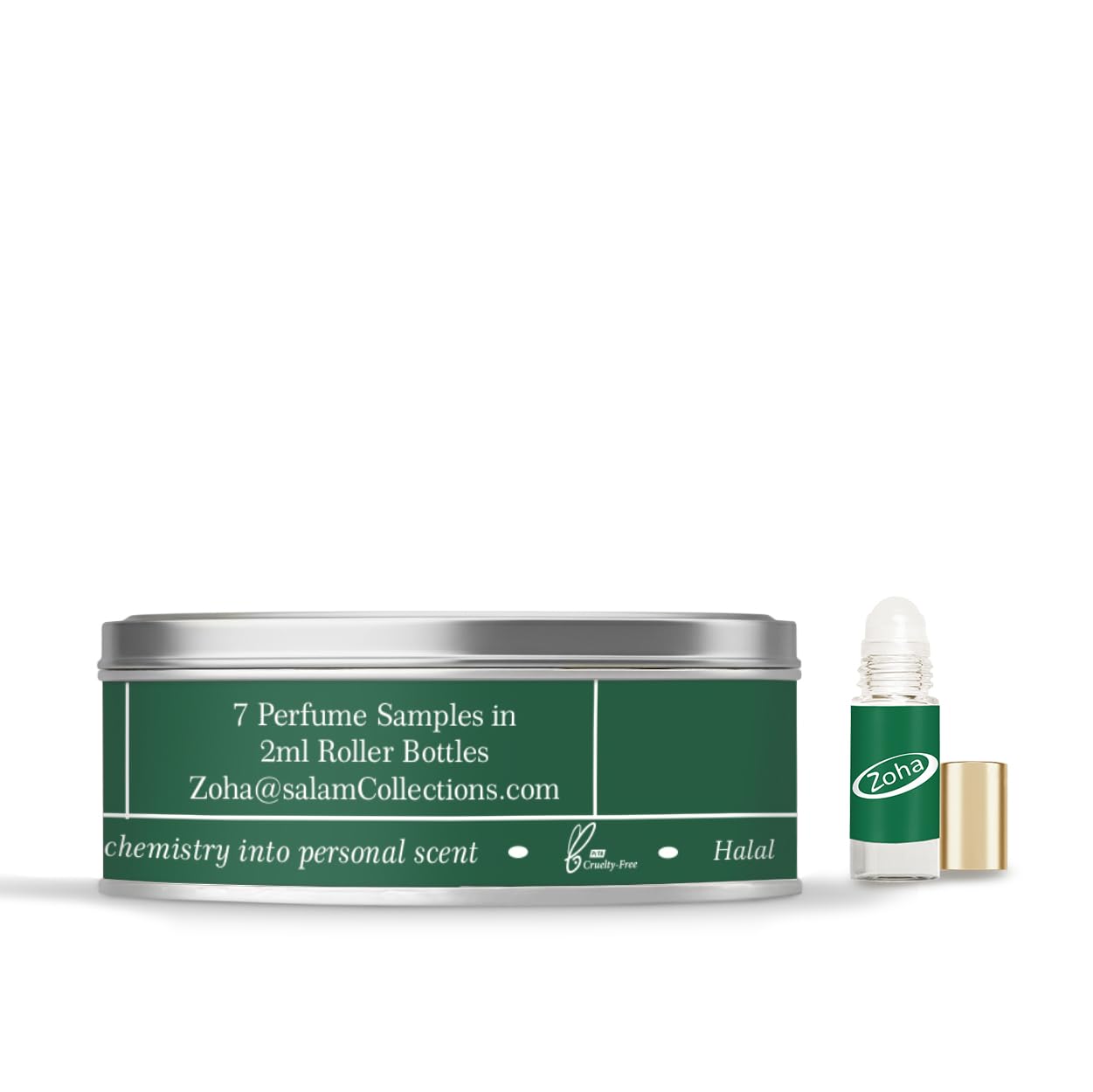 Zoha Ocean Bliss 2ml roll-on sample for fresh daytime wear