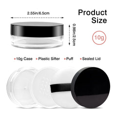 Zoolinn soft white velvet puff for gentle facial application