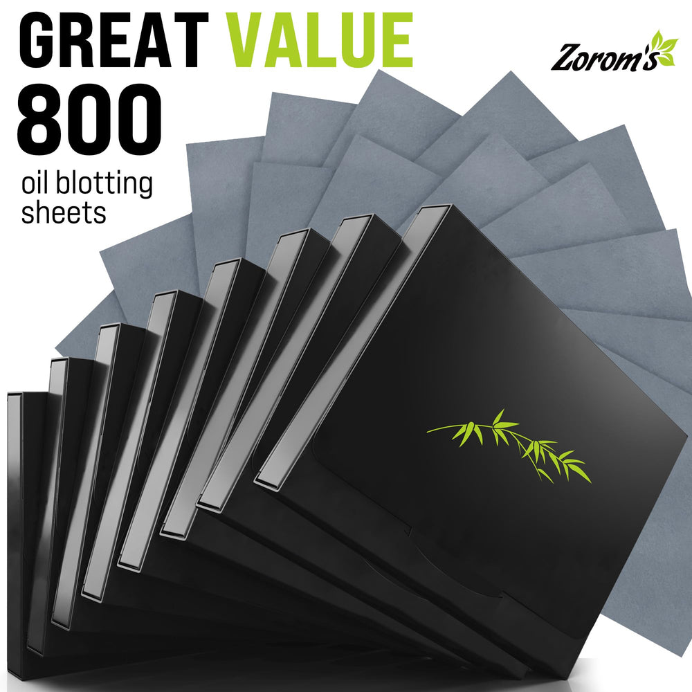 Zorom's oil-control sheets suit various skin tones and daily routines.