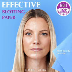 ZOROM'S blotting sheets pack-6-dispenser offers convenient daily oil control.