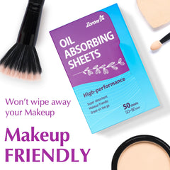 ZOROM'S pocket-pack-blotting-papers provide on-the-go oil control.