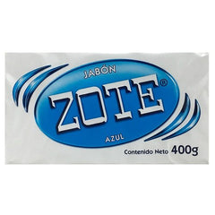 Zote Laundry Soap 400g blue bar for bulk laundry and stain treatment.