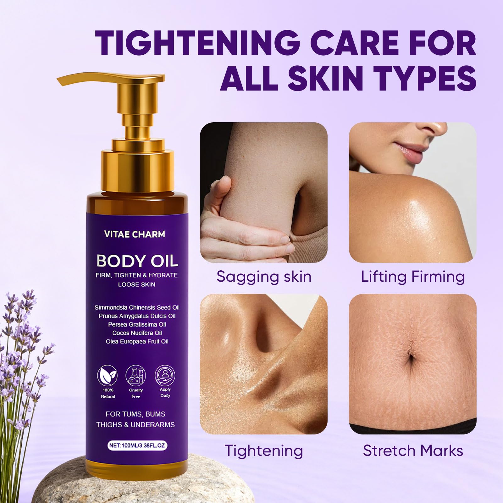 Zotreval Vitae Charm oil closeup, showcasing lightweight texture and fast absorption.