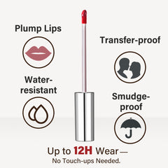 ZOUHOE Peel-Off Lip Stain packaging highlights vegan, clean formula