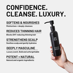 ZOUSZ nettle leaf ingredients highlight nourishment for beard hair