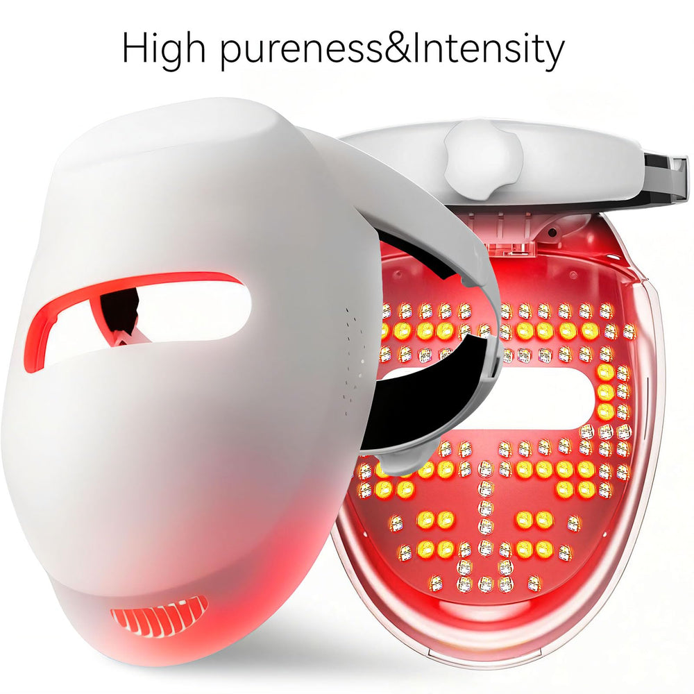 Side view of ZOVIE LED mask with adjustable band for comfortable, secure fit.