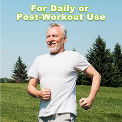 ZOXY DMSO Gel ready for post-workout application, absorbs quickly and soothes muscles.