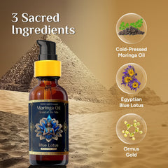 ZP.TECH moringa oil application on hands for daily self-care ritual.