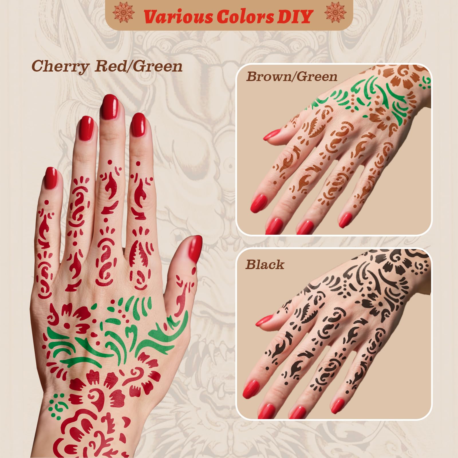 ZPTYCHZ temporary tattoos remove easily with baby oil when you want a new look.