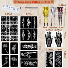 ZPTYCHZ reusable stencils provide precise designs for quick applications.