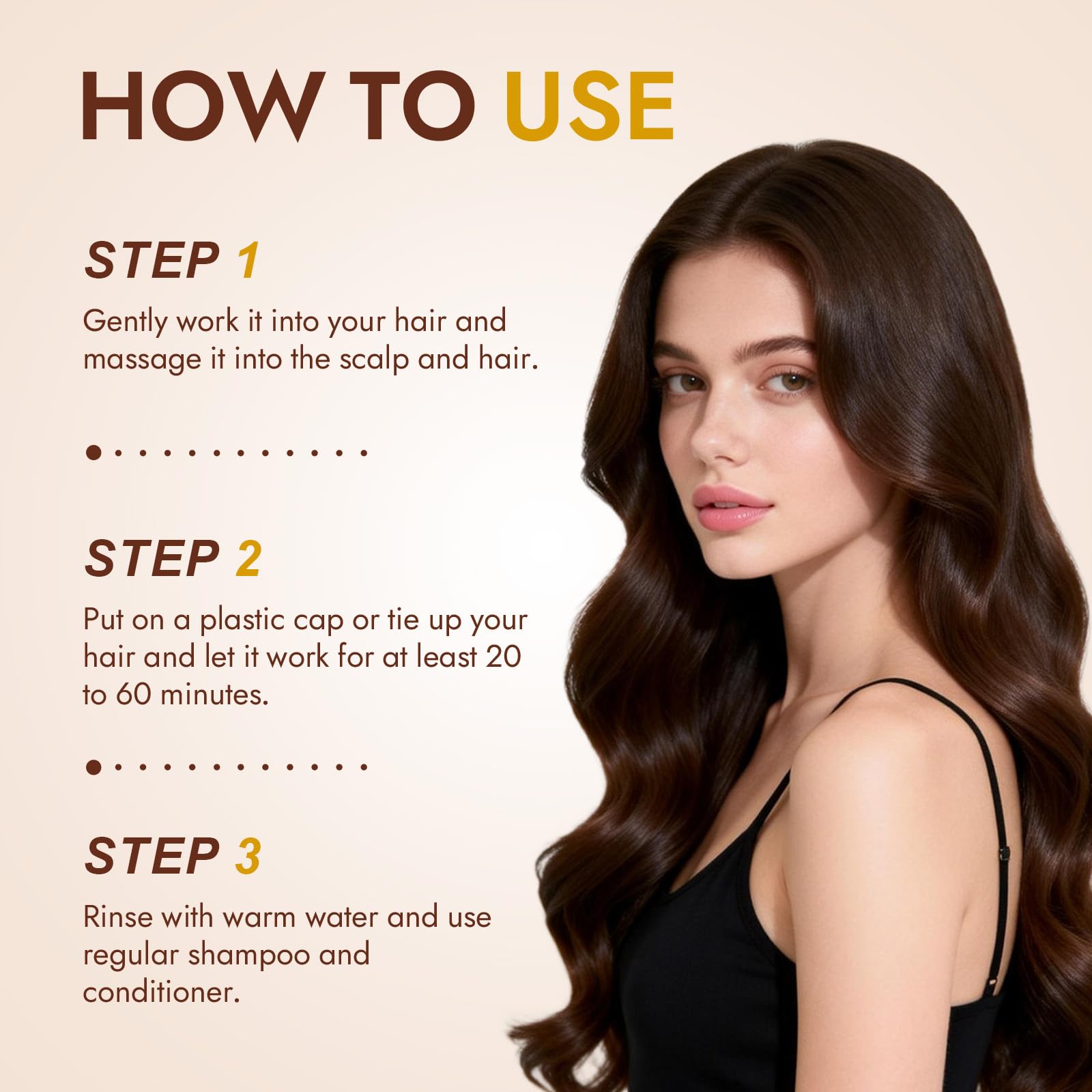 At-home spa use of ZPX Orvian Caviar Hair Mask for versatile application