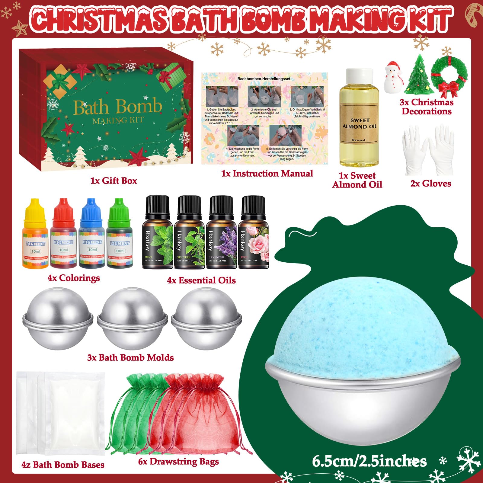 ZQBQC DIY bath bomb fragrance options soothe senses with customizable scents