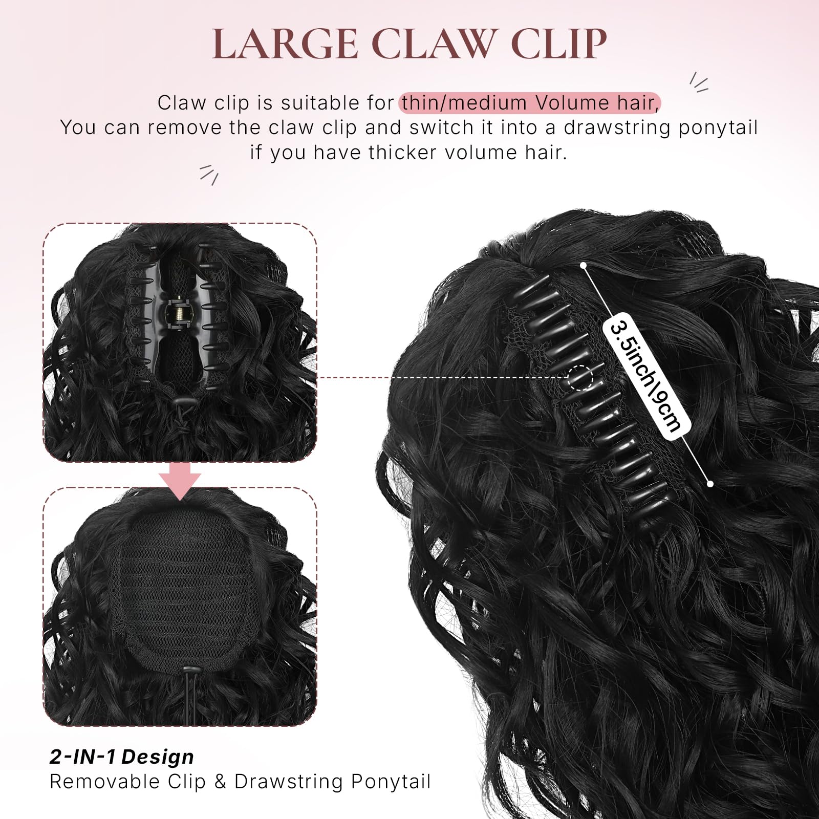 ZQIAN BEAUTY chestnut brown with blonde highlights provides versatile color accents.