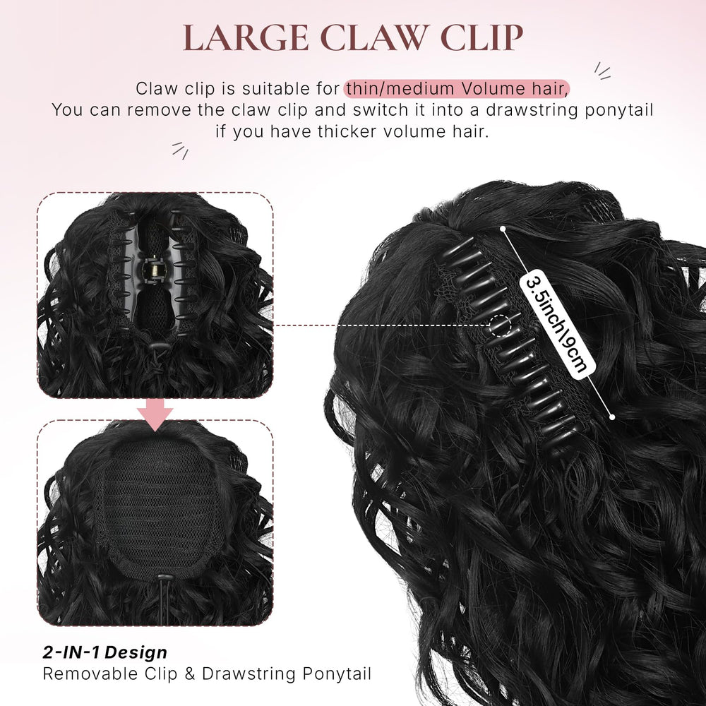 ZQIAN BEAUTY chestnut brown with blonde highlights provides versatile color accents.