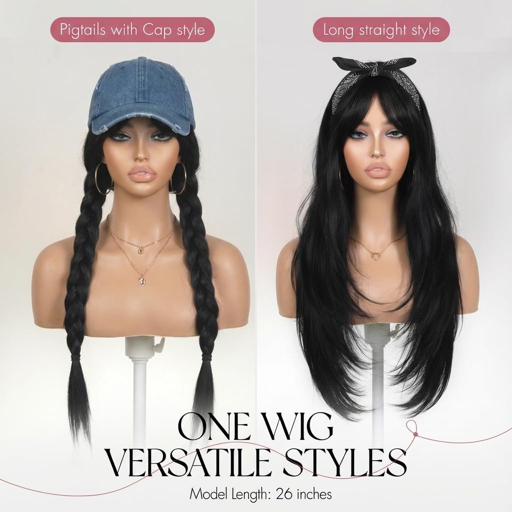 ZRLK synthetic fiber wig offers soft, comfortable texture.