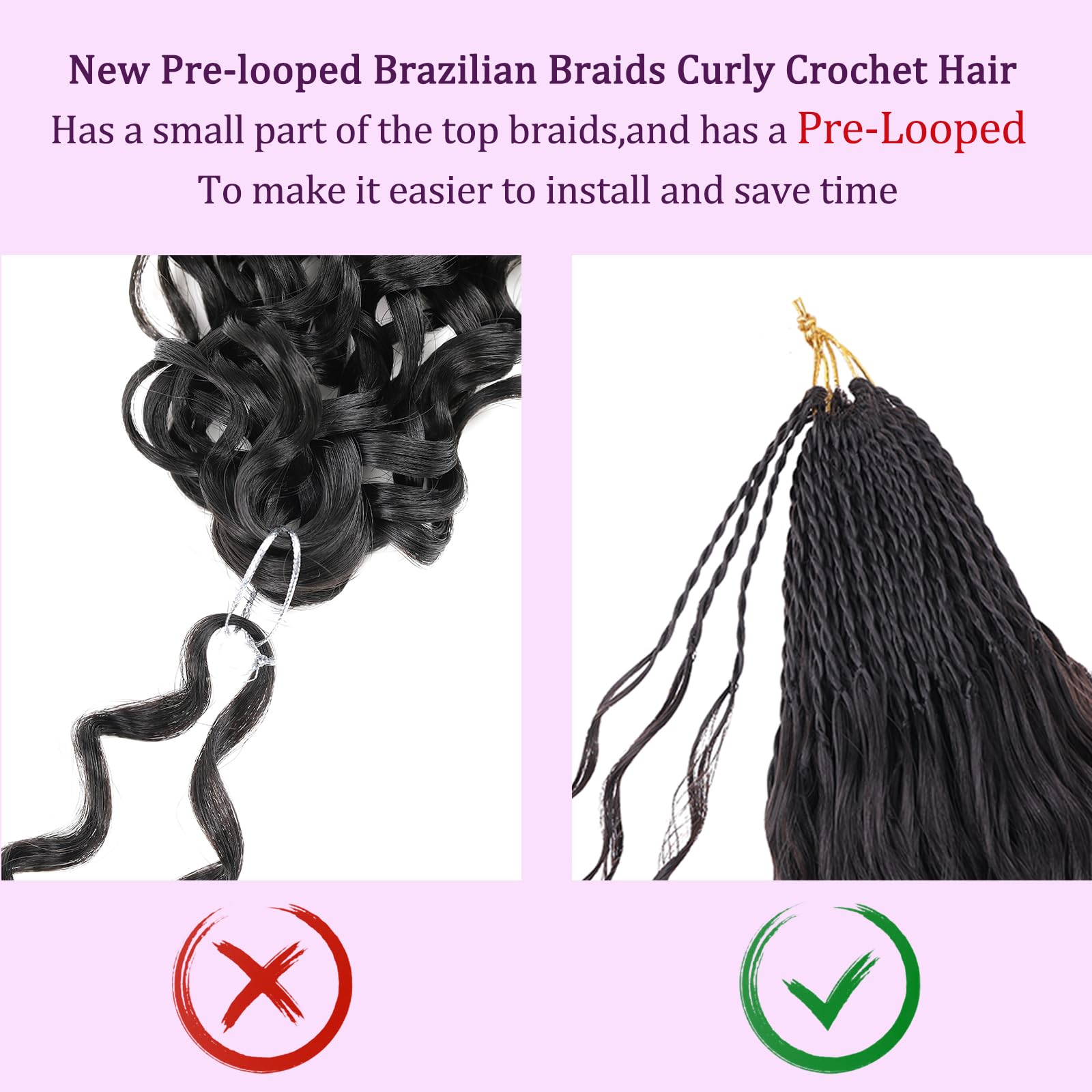 ZRQ deep wave Afro kinky crochet hair adds natural volume with lightweight wear
