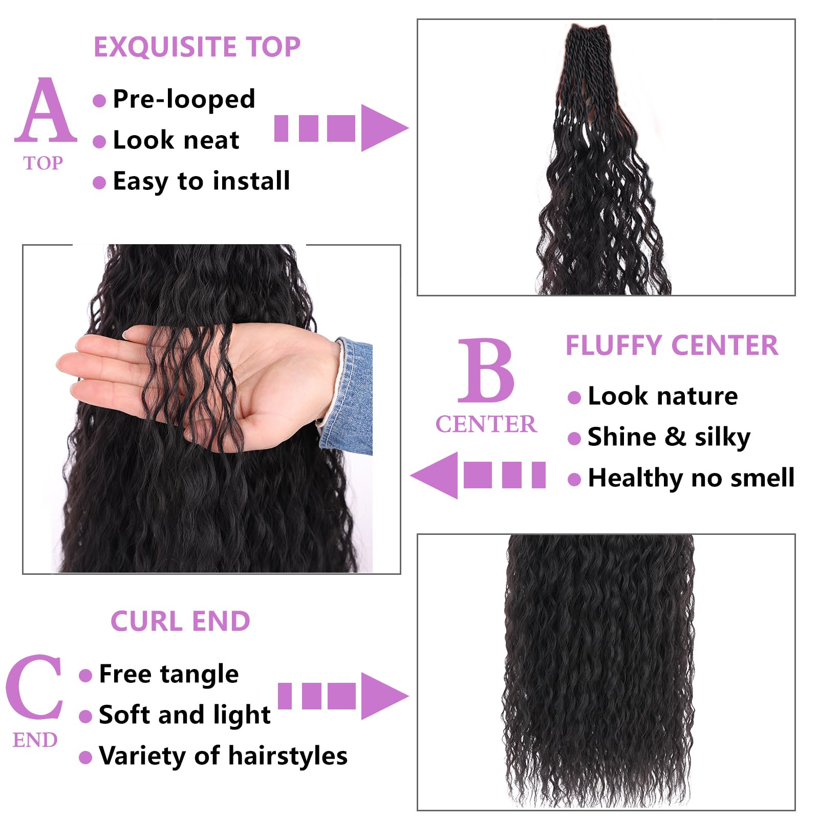 ZRQ fluffy full look from eight bags for dramatic voluminous hairstyle