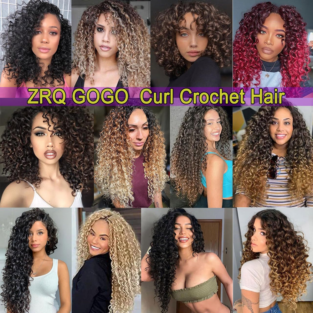 ZRQ GoGo Curl 10in soft low-temperature fiber creates comfortable wear.