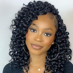 ZRQ GoGo Curl 10in water wave close-up shows natural texture and shine.