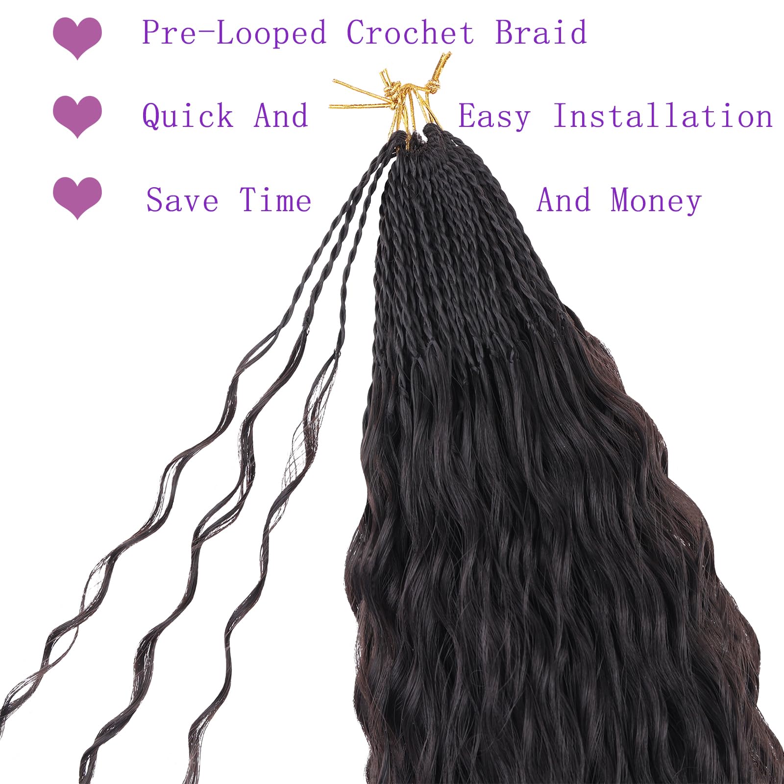ZRQ pre twisted and pre looped design for easy installation and reduced tangling