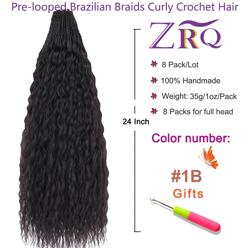 ZRQ soft lightweight synthetic fiber enables comfortable all day crochet styling