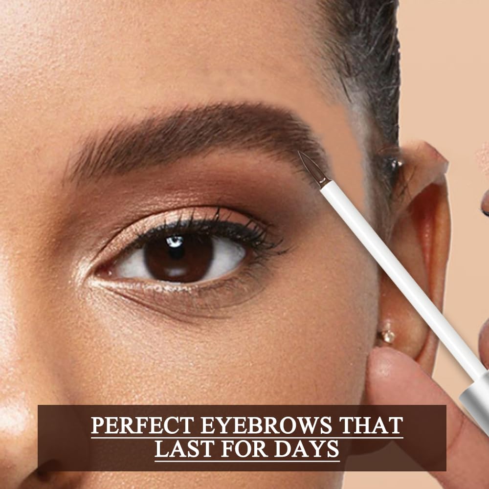 ZSSEMEI angled brow brush applying precise feather-like strokes