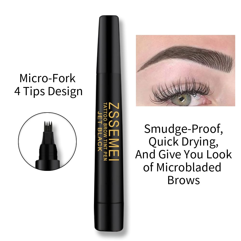 ZSSEMEI easy remove brow pen simple nightly removal process