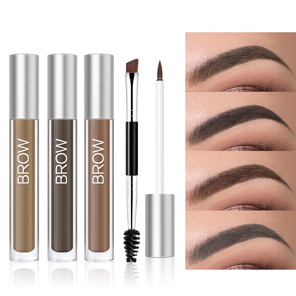 ZSSEMEI brow gel with sweatproof formula staying put during workouts