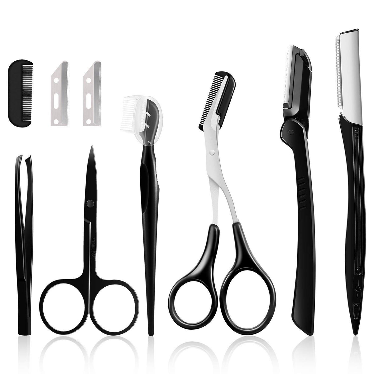 ZTRHYOO Eyebrow Kit case pouch keeps tools organized for travel.