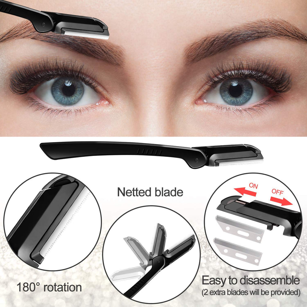 ZTRHYOO eyebrow brush helps pre-trim grooming and brush-up.
