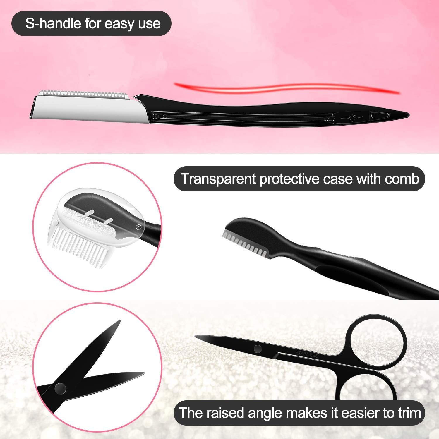ZTRHYOO eyebrow razor blades deliver clean, gentle trims.