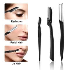 ZTRHYOO precision tweezers for clean brow definition.
